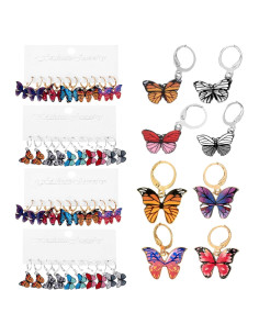 40 Marcadores de Puntos Mariposa ElevateTech - Accesorios Tejer