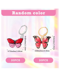 40 Marcadores de Puntos Mariposa ElevateTech - Accesorios Tejer 2