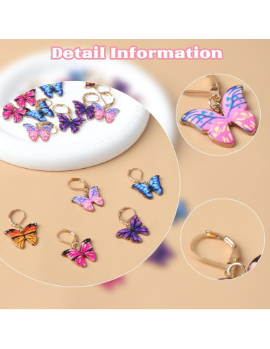 20 Marcadores de Puntos para Tejer Maxqzin - Aleación, 5 Colores