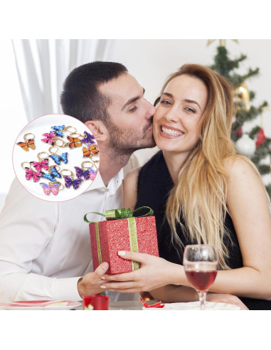 20 Marcadores de Puntos para Tejer Maxqzin - Aleación, 5 Colores