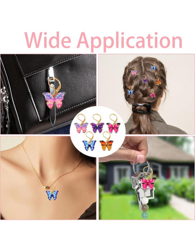 20 Marcadores de Puntos para Tejer Maxqzin - Aleación, 5 Colores