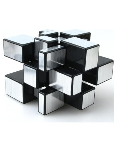 Cubo Mágico TANCH 3x3 Espejo Plata para Niños y Adultos