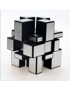 Cubo Mágico TANCH 3x3 Espejo Plata para Niños y Adultos 2