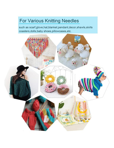 Juego de 27 Ganchillos Ergonomicos Weabetfu 0.8mm a 2.75mm