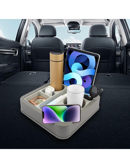 Soporte y bandeja organizadora Heavyrain - Silicona gris