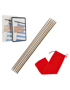 KnitPal Juego de Ganchillos Tunecinos Doble Punta 35cm - 5 Tamaños