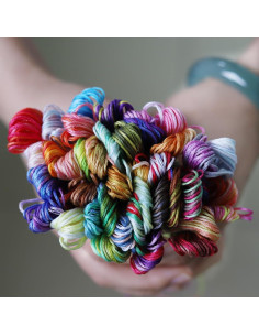 Juego de 40 Madejas de Hilo de Algodón Egipcio AMOHilos 2