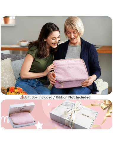 Kit de Crochet MYBAGZING 58 Piezas con Bolsa Rosa 2.0-6.0 mm