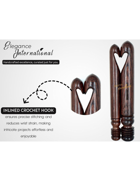 Juego de Ganchillos Ergonomicos Elegance - 15 Piezas 3.5 a 25mm Juego de Ganchillos Ergonomicos Elegance - 15 Piezas 3.5 a 25mm