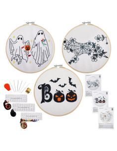 Kit de Bordado de Halloween Armindou 20 cm para Adultos