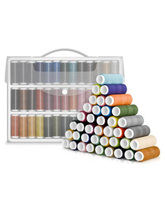 Juego de Hilos de Coser Luxbon - 39 Colores 128 Metros