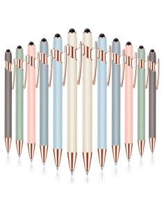 Bolígrafos 2 en 1 Tenare - 12 Piezas Estilógrafo y Tinta Negra