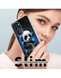 Funda protectora para Moto G Stylus 2022 5G Dikoer Panda 2