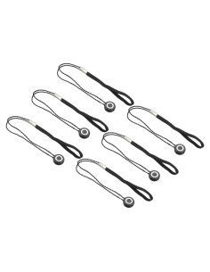 Correa para tapa de lente de cámara PATIKIL, 6 piezas, nylon negro