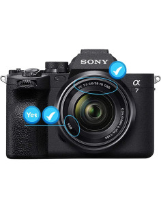 Cubierta de lente 55 mm Huipuxiang para Sony 28-70 mm y más 2