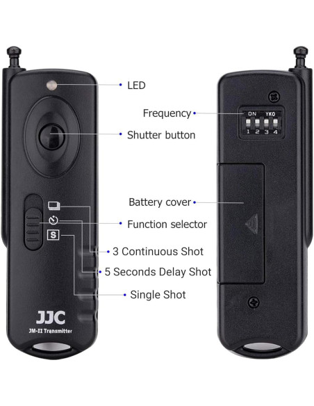 Control Remoto Inalámbrico JJC para Cámaras Canon y Pentax Control Remoto Inalámbrico JJC para Cámaras Canon y Pentax