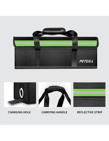 Bolsa a Prueba de Fuego PETGILL L 48.8x13.9x14.9 cm