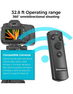 Control Remoto Inalámbrico Bluetooth Hanpusen para Canon 2
