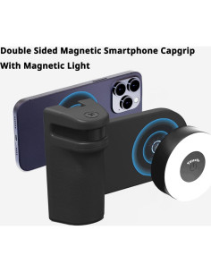 Soporte Magnético para Smartphone HAFOKO con Luz y Control Remoto 2