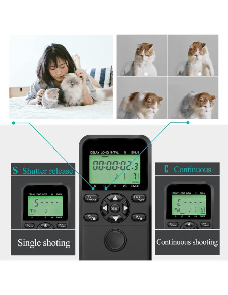 Control Remoto Inalámbrico AODELAN WTR-2 para Cámara Sony