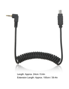 Cable de liberación de obturador remoto Sanpyl N3 24cm a 100cm 2