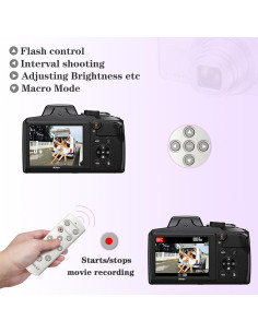 Control Remoto Inalámbrico AODELAN para Nikon COOLPIX y Z 2