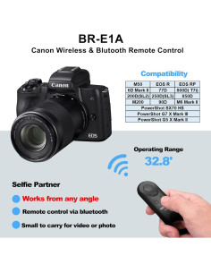 Disparador Inalámbrico AODELAN BR-E1A para Canon EOS 2