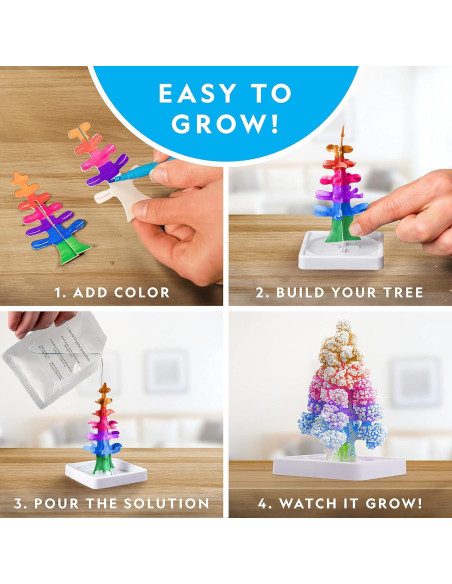 Kit de Crecimiento de Cristales National Geographic - 6 Árboles