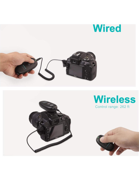 Control Remoto Inalámbrico AODELAN para Nikon D850, D810, D500