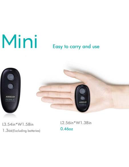 Control Remoto Inalámbrico AODELAN para Nikon D850, D810, D500