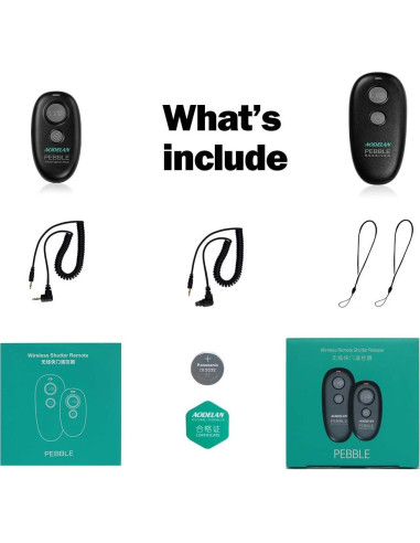 Control Remoto Inalámbrico AODELAN para Nikon D850, D810, D500