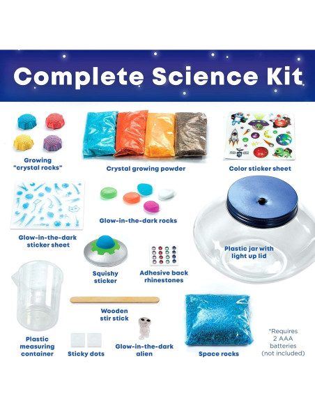 Kit de Terrario Espacial de Cristal Creativity for Kids - STEM 6+