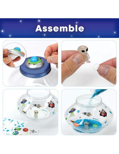 Kit de Terrario Espacial de Cristal Creativity for Kids - STEM 6+