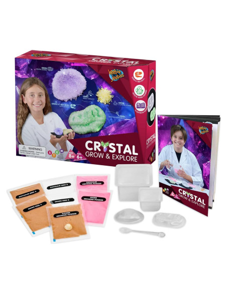 Kit de Crecimiento de Cristales Heebie Jeebies - 3 Formas para Niños 8+
