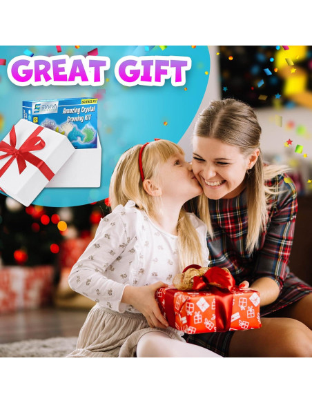 Kit de Crecimiento de Cristales Evviva Sciences - Set Educativo STEM Kit de Crecimiento de Cristales Evviva Sciences - Set Educativo STEM