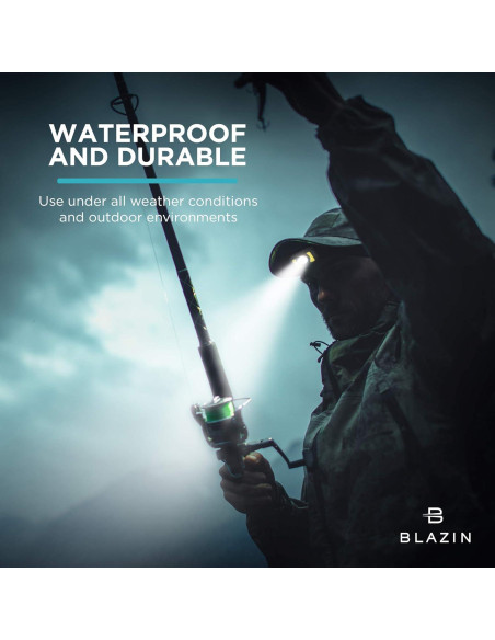 Linterna Frontal Recargable Blazin 350 Lúmenes - Impermeable