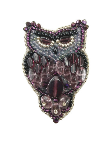 Kit de Cuentas Charivna Mit para Broche DIY Búho - 49.6g