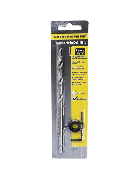Broca de Reemplazo AUTOTOOLHOME 9.5 mm con Collar de Detención