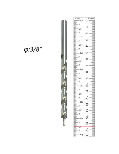 Broca de 9.5 mm VELNUT con collar de parada 16.5 cm 2 piezas