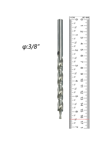 Broca de 9.5 mm VELNUT con collar de parada 16.5 cm 2 piezas