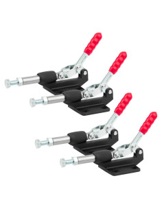 Abrazaderas de Palanca POWERTEC 4PK 305CM 227kg Hierro Dúctil