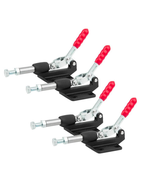 Abrazaderas de Palanca POWERTEC 4PK 305CM 227kg Hierro Dúctil