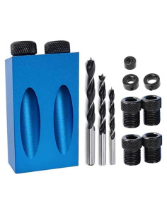 Plantilla de Agujero en Ángulo QEDT 15 con Brocas 6/8/10mm