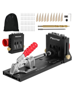 Kit de Plantilla de Agujeros de Bolsillo Fexrror 56 Pcs Aluminio