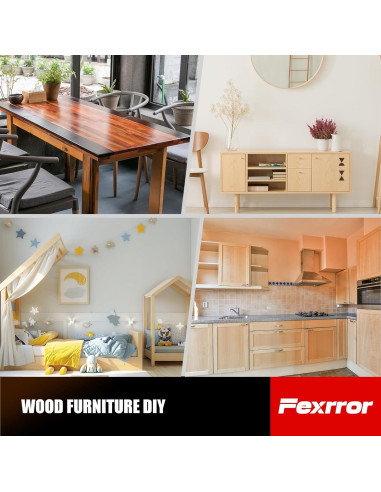 Kit de Plantilla de Agujeros de Bolsillo Fexrror 56 Pcs Aluminio