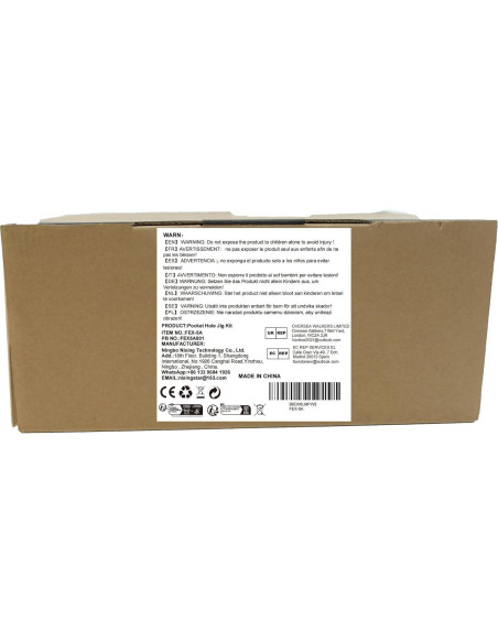 Kit de Plantilla de Agujeros de Bolsillo Fexrror 56 Pcs Aluminio