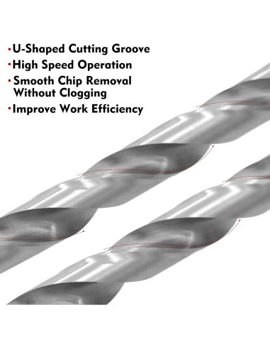 Broca de Agujero de Bolsillo RENYU 3/8" y 1/4" Hexagonal