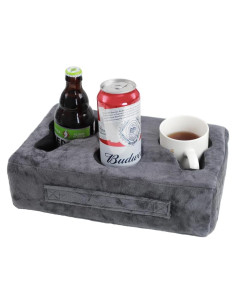 Soporte para Tazas Weryerker Gris con 3 Compartimentos