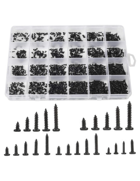 Kit de 1100 Tornillos Phillips MEIYYJ para Laptop M1.2 a M2