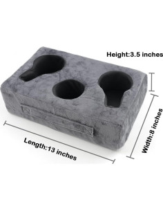 Soporte para Tazas Weryerker Gris con 3 Compartimentos 2